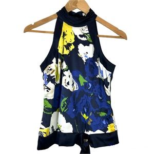 Cache Vintage Silk Halter Top in size XS